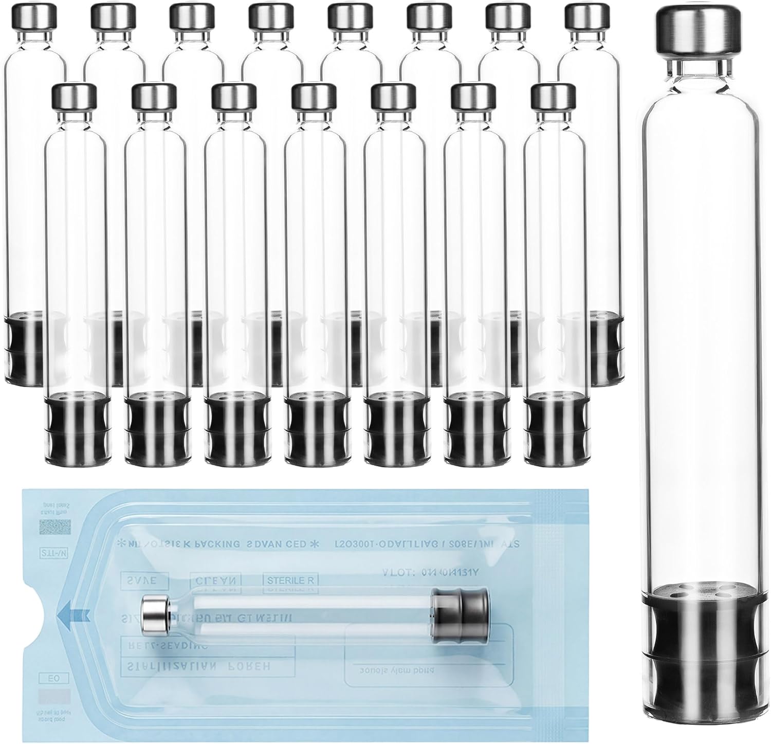 3ml vial cartridges for peptide/insulin pens 20 pack